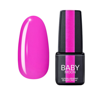 Гель-лак Baby Moon Dolce Rose 016 неоново-рожевий. 6 мл (5908254000164)