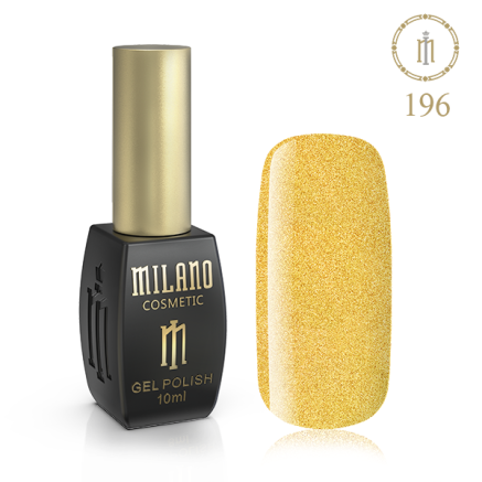 Гель лак MILANO 10ml №196 (Пісок Єгипту)