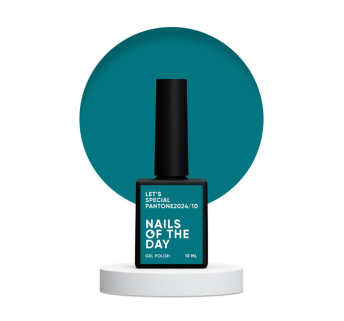 Гель-лак Nails Of The Day Lets Special Pantone2024/10 бірюзовий 10 мл (4823032949002)