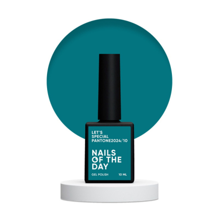 Гель-лак Nails Of The Day Lets Special Pantone2024/10 бірюзовий 10 мл (4823032949002)