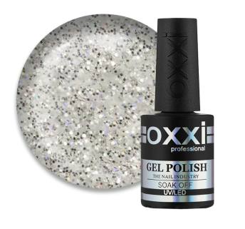 Гель-лак Oxxi Professional 115 насыщенные голографические блестки. 10 мл (2000006198150)