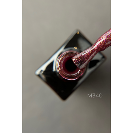 Гель-лак Designer Diamond Kingdom - M340 'Приглушений червоний'