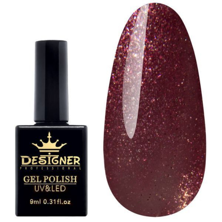 Гель-лак Designer Diamond Kingdom - M340 'Приглушений червоний'