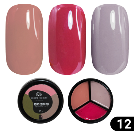 Гель-фарба Solid color gel - 3, підвищеної щільності 15 гр, Barbie 12