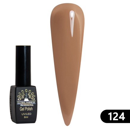 Гель лак BLACK ELITE 124, Global Fashion 8 мл