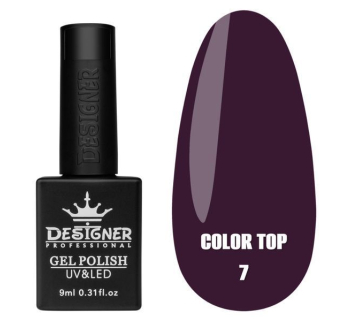 Кольорове топове покриття - Color Top 07 Designer, 9 мл. - вітражне