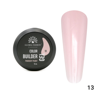 Гель для моделювання нігтів 15 гр, Color Builder Gel 13- Powdery peony