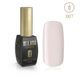 Гель лак MILANO 10ml № 007 (Нюдовый шик)