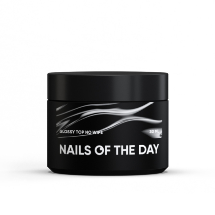 Топ глянцевый без липкого слоя Nails Of The Day Glossy Top No Wipe. 30 мл (4825439638565)