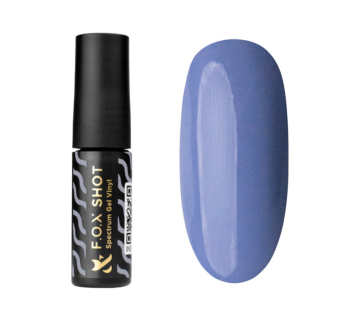 Гель-лак F.O.X Shot Spectrum Gel Vinyl 059 Lyrical серо-голубой. 5 мл (2100994249411)