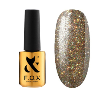 База с эффектом кошачий глаз F.O.X Base Flash Cat Eye 005. золото. светоотражающая. 7 мл (2100994277070)