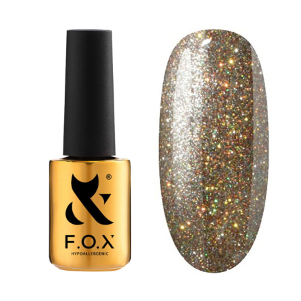 База з ефектом котяче око F.O.X Base Flash Cat Eye 005. золото. світловідбиваюча. 7 мл (2100994277070)
