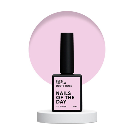 Гель-лак Nails Of The Day Lets Special Dusty Rose розовая дымка. 10 мл (4822670637616)