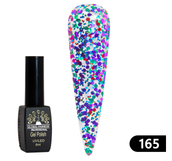 Гель лак BLACK ELITE 165, Global Fashion 8 мл