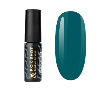 Гель-лак F.O.X Shot Spectrum Gel Vinyl 062 Sound морской темно-бирюзовый. 5 мл (2100994249442)