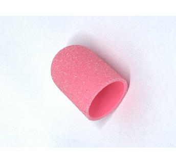 Ковпачки абразиву для педикюру, 16*25 мм #80, pink 1 шт.
