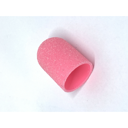 Ковпачки абразиву для педикюру, 16*25 мм #80, pink 1 шт.