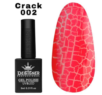 Гель лак Crack effect 002 Designer (9мл.) - з ефектом Кракелюра (утворює декоративні тріщини)