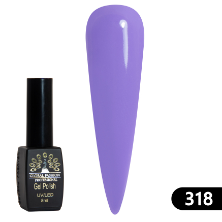 Гель лак BLACK ELITE 318, Global Fashion 8 мл