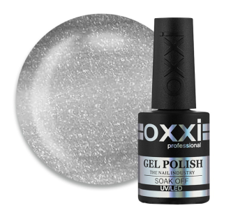 Гель-лак Oxxi Professional Glory 001. срібло з шимерами. 10 мл (2100994233021)