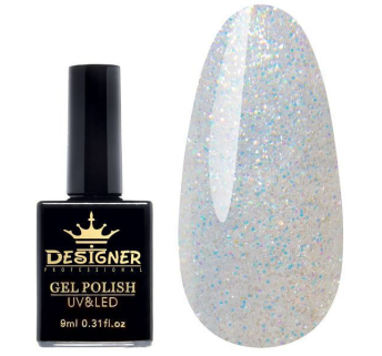 Гель-лак Designer Diamond Kingdom - M325 'Блискучий айсбрег'