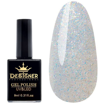 Гель-лак Designer Diamond Kingdom - M325 'Блискучий айсбрег'