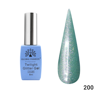 Гель лак Twilight Glitter 8 мл, 200