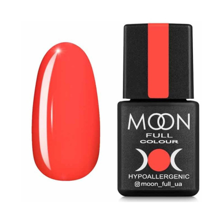 Гель-лак Moon Full Colour Neon 706 коралловый. 8 мл (5908254189098)