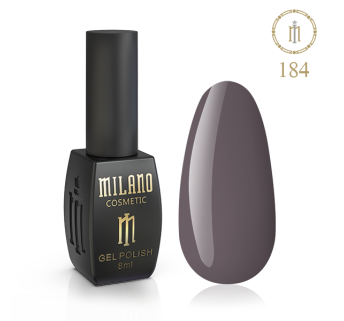 Гель лак MILANO 8 мл № 184 (Слонова шкіра)