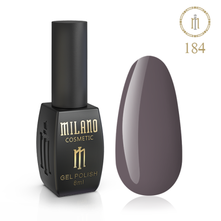 Гель лак MILANO 8 мл № 184 (Слоновая кожа)