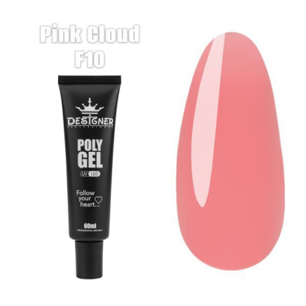Полігель (60 мл.) Designer F10 Pink Cloud