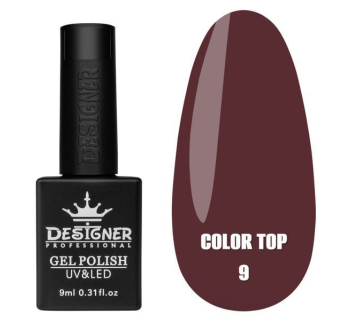 Кольорове топове покриття - Color Top 09 Designer, 9 мл. - вітражне