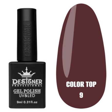 Кольорове топове покриття - Color Top 09 Designer, 9 мл. - вітражне