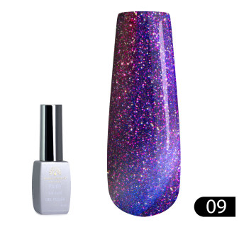 Гель лак котяче око Fairy 8 мл, 09