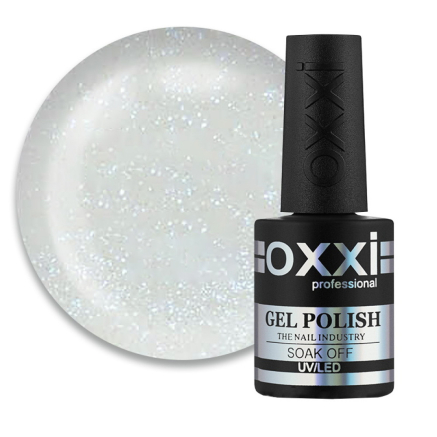 Топ для гель-лака без липкого слоя Oxxi Professional Cosmo Top 001. глиттерный 10 мл (2100994233281)