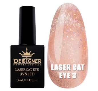 Гель-лак Laser Cat Eye №3, 9 мл., Designer (Котяче око)