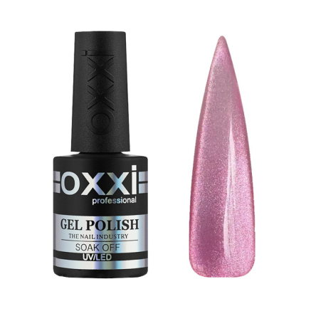 Гель-лак Oxxi Professional Crystal Cat 001 рожевий з шимером 10 мл (2100994317646)