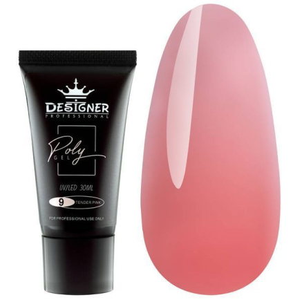 Полігель 30 мл Designer Tender Pink №9