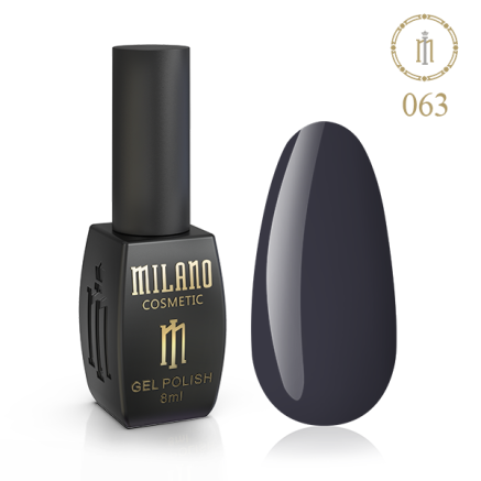 Гель лак MILANO 8 мл № 063 (Мокрый камень)