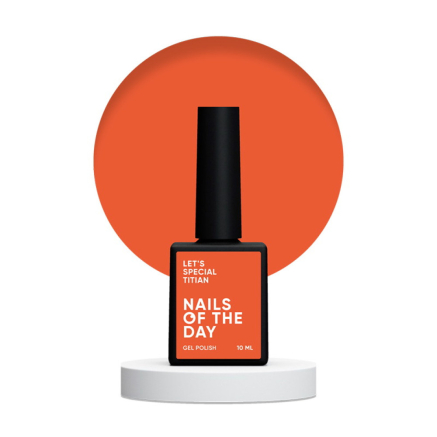 Гель-лак Nails Of The Day Lets Special Titian яскраво-морквяний. 10 мл (4821302586902)