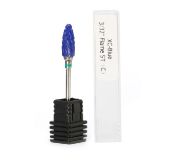 Керамическая синяя насадка с зелёной насечкой XC-Blue 3/32, Flame ST (C)