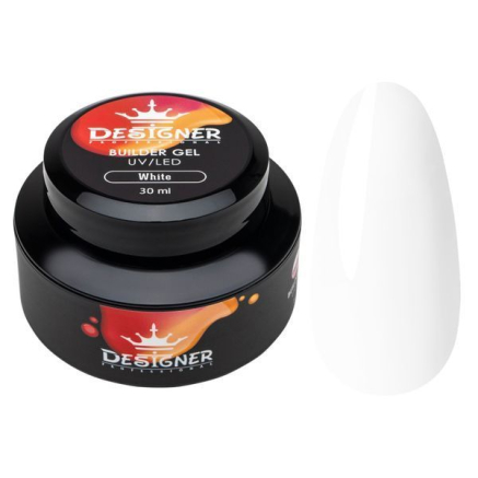 Strong Builder Gel 30 мл., Designer (Моделюючий гель), White №1