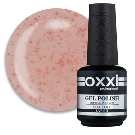 База камуфлююча Oxxi Professional Vineti Base 006. теплий блідо-рожевий з пластівцями поталі. 15 мл (2100994286317)