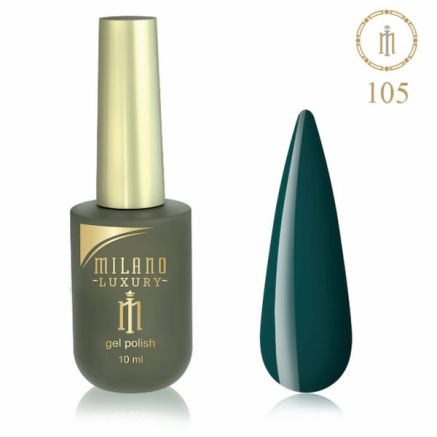 Гель лак MILANO LUXURY 10 мл № 105 (Голубая ель)