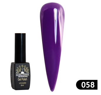 Гель лак BLACK ELITE 058, Global Fashion 8 мл