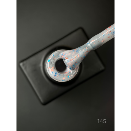 Базове покриття Smoothie Base 145 Designer (9 мл) - з дрібними шматочками фольги