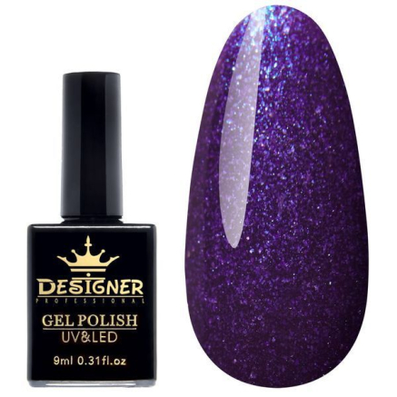 Гель-лак Designer N369 'Ніч темна'