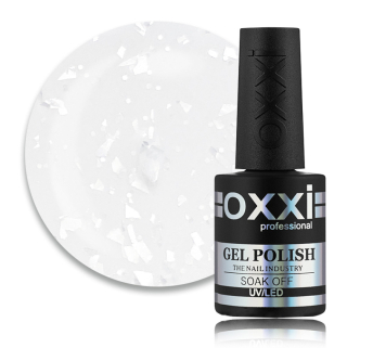 База кольорова Oxxi Professional Rafinad Base 002. молочний з пластівцями поталі і блискітками. 10 мл (2100994269082)