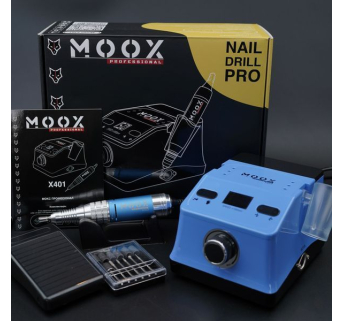 Фрезер Мокс X401 (Sky blue) на 50 000 об/хв. та 70W. для манікюру та педикюру