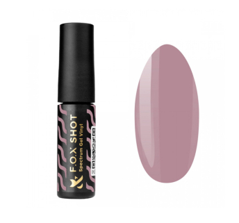 Гель-лак F.O.X Shot Spectrum Gel Vinyl 081 Miss приглушенный лилово-розовый. 5 мл (2100994262205)